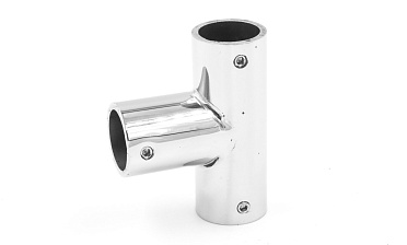 Соединитель-тройник для трубы 19 мм, нержавеющая сталь AISI 304, полированная t902 PSS купить в Красноярске