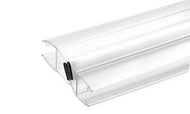 Комплект уплотнителей для стекла в душевую кабину (2 шт.), стекло-стекло 10 мм, с магнитом 135°, 2200 мм t228 купить в Красноярске Комплект уплотнителей для стекла в душевую кабину (2 шт.), стекло-стекло 10 мм, с магнитом 135°, 2200 мм t228 купить в Красноярске