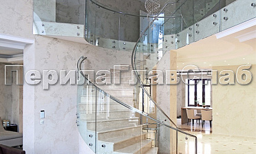 Стеклянные ограждения винтовой лестницы и баллюстрады купить в Красноярске Стеклянные ограждения винтовой лестницы и баллюстрады купить в Красноярске