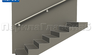 Готовый пристенный поручень с тремя держателями, длина 2300 мм (AISI 304) k730-23 купить в Красноярске Готовый пристенный поручень с тремя держателями, длина 2300 мм (AISI 304) k730-23 купить в Красноярске