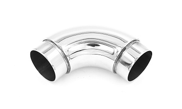 Отвод поручня под Ø38.1х110х1.5 мм, 90°, литой, полированный 600 Grit, с двумя установочными кольцами, (AISI 316) k059-4 купить в Красноярске Отвод поручня под Ø38.1х110х1.5 мм, 90°, литой, полированный 600 Grit, с двумя установочными кольцами, (AISI 316) k059-4 купить в Красноярске