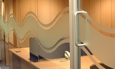 Cтеклянные перегородки - вариант 2 купить в Красноярске