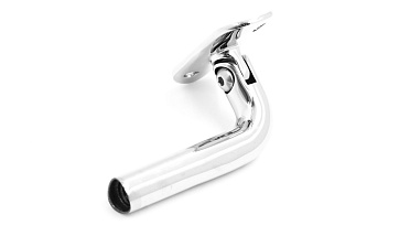 Держатель поручня выносной на стойку, с регулируемым ложементом под трубу Ø50.8 мм, полированный, (AISI 304) k261-4 купить в Красноярске Держатель поручня выносной на стойку, с регулируемым ложементом под трубу Ø50.8 мм, полированный, (AISI 304) k261-4 купить в Красноярске