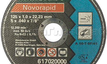 Отрезной круг 125х22х1 Метабо Ф-0971 купить в Красноярске