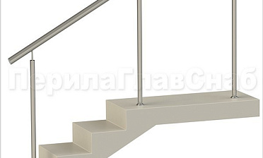 Нержавеющие ограждения без ригелей для крыльца купить в Красноярске Нержавеющие ограждения без ригелей для крыльца купить в Красноярске