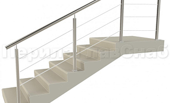 Заполнение из 3ми тросиков (тросик в оболочке) + наконечник для крыльца в Красноярске. Готовые проекты ПерилаГлавСнаб Заполнение из 3ми тросиков (тросик в оболочке) + наконечник для крыльца в Красноярске. Готовые проекты ПерилаГлавСнаб