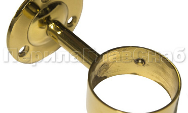 Держатель поручня Ø50.8 мм, выносной, с обхватом, золото k066-88 купить в Красноярске