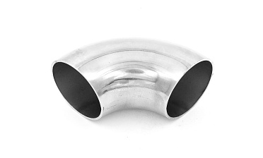 Отвод поручня Ø42.4х90х1.45 мм, 90°, полированный 400 Grit (AISI 201) k346-5 купить в Красноярске Отвод поручня Ø42.4х90х1.45 мм, 90°, полированный 400 Grit (AISI 201) k346-5 купить в Красноярске