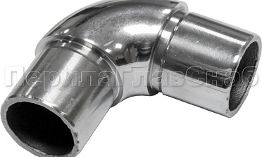 Отвод трубы Ø25.4 мм с установочными кольцами, полированный (AISI 304) k325 купить в Красноярске Отвод трубы Ø25.4 мм с установочными кольцами, полированный (AISI 304) k325 купить в Красноярске