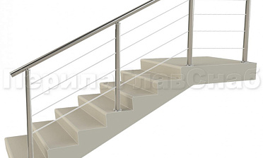 Заполнение из 4х тросиков (тросик в оболочке) для крыльца купить в Красноярске Заполнение из 4х тросиков (тросик в оболочке) для крыльца купить в Красноярске