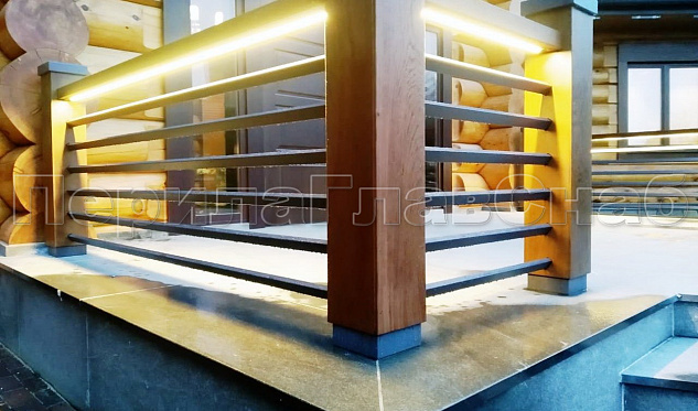 Балконы в частный дом  «Madison Park» в Красноярске. Готовые проекты ПерилаГлавСнаб Балконы в частный дом  «Madison Park» в Красноярске. Готовые проекты ПерилаГлавСнаб