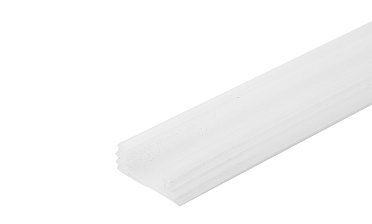 Рассеиватель света для трубы с пазом 24х24, плоский (хлыст 3 метра) k777-3 купить в Красноярске