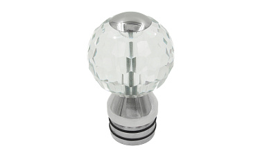 Стеклянный шар, наконечник на стойку Ø50.8 мм, с алюминиевой системой фиксации, прозрачный k248 купить в Красноярске Стеклянный шар, наконечник на стойку Ø50.8 мм, с алюминиевой системой фиксации, прозрачный k248 купить в Красноярске