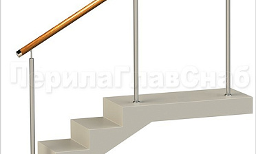 Нержавеющие ограждения без ригелей с деревянным поручнем купить в Красноярске Нержавеющие ограждения без ригелей с деревянным поручнем купить в Красноярске