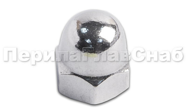 (DIN 1587.Zn) Колп. гайка оц. М10 М-3411 купить в Красноярске