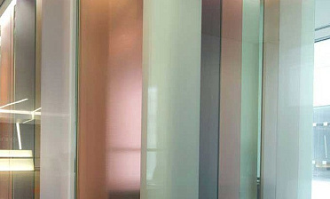 Перегородки в офис с подсветкой купить в Красноярске