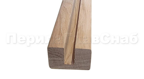 Поручень Дуб профильный  в Красноярске. Комплектующие для лестничных ограждений и перил ПерилаГлавСнаб Поручень Дуб профильный  в Красноярске. Комплектующие для лестничных ограждений и перил ПерилаГлавСнаб
