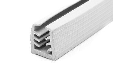 Уплотнитель в поручень с пазом 27х30 для стекла 10 мм, EPDM (палки 3 м) СЕРЫЙ Фk305-G купить в Красноярске Уплотнитель в поручень с пазом 27х30 для стекла 10 мм, EPDM (палки 3 м) СЕРЫЙ Фk305-G купить в Красноярске
