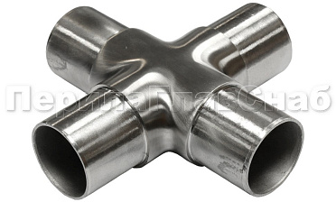Соединение поручня Ø38.1 мм, крестовина (AISI 304) k360 купить в Красноярске