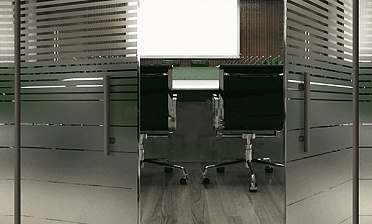 Перегородки из стекла с пленкой для офиса премиум купить в Красноярске