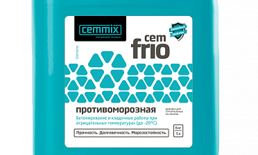 CEMMIX CemFrio противоморозная добавка 5л Ф-0387 купить в Красноярске