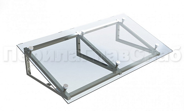 Козырек на треугольном скате на спайдерах купить в Красноярске Козырек на треугольном скате на спайдерах купить в Красноярске