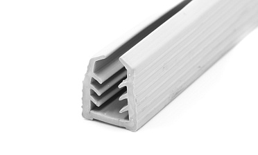 Уплотнитель в поручень с пазом 27х30 для стекла 12мм, EPDM СЕРЫЙ Фk306-G купить в Красноярске Уплотнитель в поручень с пазом 27х30 для стекла 12мм, EPDM СЕРЫЙ Фk306-G купить в Красноярске