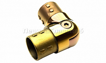 Поворот литой, внутренний, шарнирный, под Ø38.1 мм, под золото (AISI 304) Фk250-88 купить в Красноярске Поворот литой, внутренний, шарнирный, под Ø38.1 мм, под золото (AISI 304) Фk250-88 купить в Красноярске