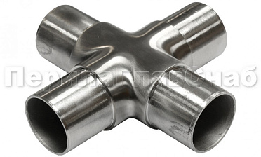 Соединение поручня Ø50.8 мм, крестовина (AISI 304) k361 купить в Красноярске