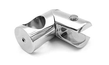 Держатель стекла сквозной боковой, для трубы 19 мм, полированный, t912 PSS купить в Красноярске Держатель стекла сквозной боковой, для трубы 19 мм, полированный, t912 PSS купить в Красноярске