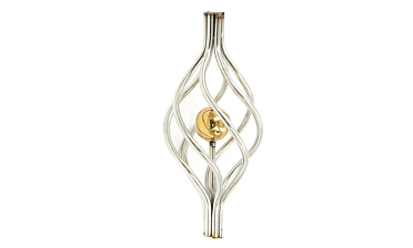 Декоративная вставка (корзинка) для стойки Ø25 мм, с золотым шаром k388-2 купить в Красноярске Декоративная вставка (корзинка) для стойки Ø25 мм, с золотым шаром k388-2 купить в Красноярске