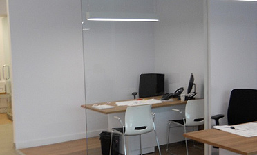 Стеклянные перегородки - вариант 8 купить в Красноярске