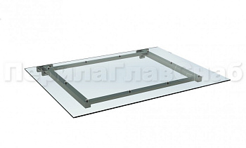 Козырек из поликарбоната на прямом каркасе в Красноярске. Готовые проекты ПерилаГлавСнаб