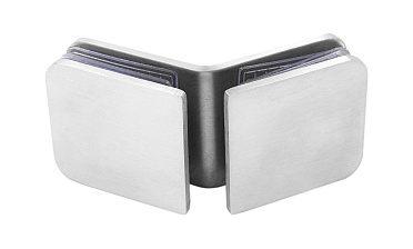 Коннектор для душевой кабины стекло-стекло 135° 45х45 мм шлифованный t726-2 SSS  купить в Красноярске