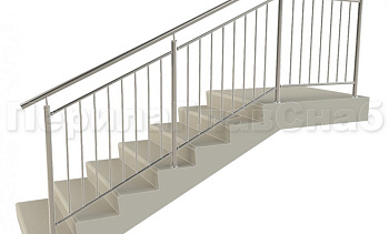 Нержавеющие ограждения для детских образовательных учреждений  с вертикальным заполнением “Частокол” - вариант №2 в Красноярске. Готовые проекты ПерилаГлавСнаб Нержавеющие ограждения для детских образовательных учреждений  с вертикальным заполнением “Частокол” - вариант №2 в Красноярске. Готовые проекты ПерилаГлавСнаб