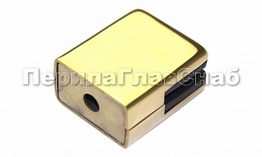 Стеклодержатель штампованный квадратный на плоскость для стекла 8 мм (4+4 мм), полированный, под золото (AISI 304) Фk352-88 купить в Красноярске Стеклодержатель штампованный квадратный на плоскость для стекла 8 мм (4+4 мм), полированный, под золото (AISI 304) Фk352-88 купить в Красноярске