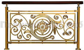 Латунные ограждения лестниц серии – Людовик XL03 в Красноярске. Готовые проекты ПерилаГлавСнаб Латунные ограждения лестниц серии – Людовик XL03 в Красноярске. Готовые проекты ПерилаГлавСнаб