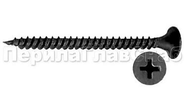 Саморез 3,5х35 д/гипсокартона черн. М-3619 купить в Красноярске