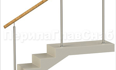 Нержавеющие ограждения без ригелей с пластиковым поручнем купить в Красноярске Нержавеющие ограждения без ригелей с пластиковым поручнем купить в Красноярске