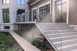 Стеклянные ограждения для улицы в Красноярске. Готовые проекты ПерилаГлавСнаб - фото 8 Стеклянные ограждения для улицы в Красноярске. Готовые проекты ПерилаГлавСнаб - фото 8