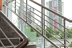 Ограждение на окна из нержавеющей стали в Красноярске. Готовые проекты ПерилаГлавСнаб - фото 1