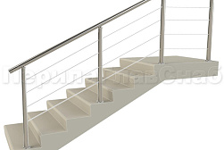 Тросовые ограждения в Красноярске. Готовые проекты ПерилаГлавСнаб - фото 1