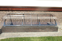 Козырьки и навесы на металлокаркасе в Красноярске. Готовые проекты ПерилаГлавСнаб - фото 8