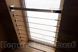 Ограждение на окна из нержавеющей стали в Красноярске. Готовые проекты ПерилаГлавСнаб - фото 16