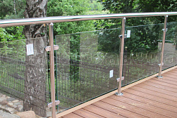 Перила и ограждения для террас в Красноярске. Готовые проекты ПерилаГлавСнаб - фото 23