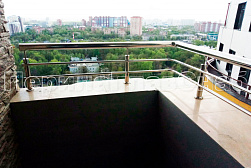 Перила и ограждения из нержавеющей стали с двумя ригелями в Красноярске. Готовые проекты ПерилаГлавСнаб - фото 1