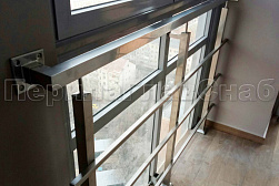 Ограждение на окна из нержавеющей стали в Красноярске. Готовые проекты ПерилаГлавСнаб - фото 20