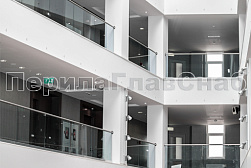 Стеклянные перила для атриумов в Красноярске. Готовые проекты ПерилаГлавСнаб - фото 13