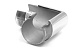 Отвод с пазом Ø42.4 мм, полированный (AISI 316) k230
