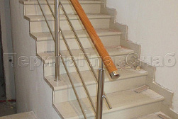 Хромированные перила в Красноярске. Готовые проекты ПерилаГлавСнаб - фото 5